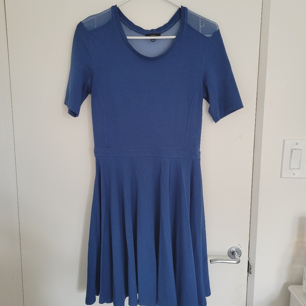 Sheer back dress from Aritzia